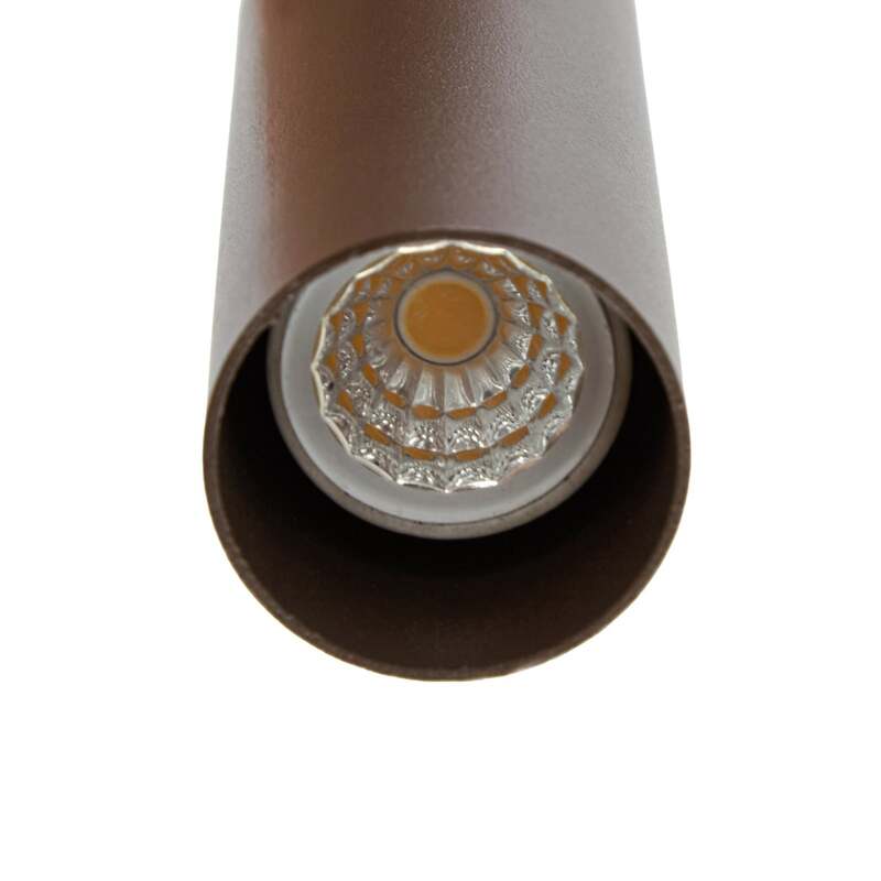 Lucande Hängeleuchte Lumavia 12-flg LED Pendelleuchte dimmbar braun amber - 4255830916939