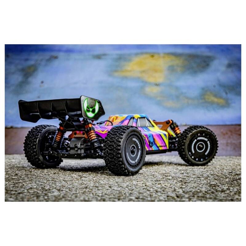 Absima 1:12RC Modellauto Buggy Elektro Allradantrieb Brushless Purple Neon Furry - 4250650963811