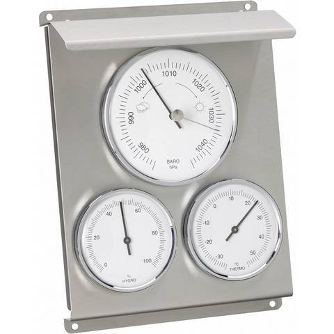 TFA Dostmann 20.2010.60 Analoge Wetterstation Temperatur Luftfeuchtigkeit 780 - 4009816502728