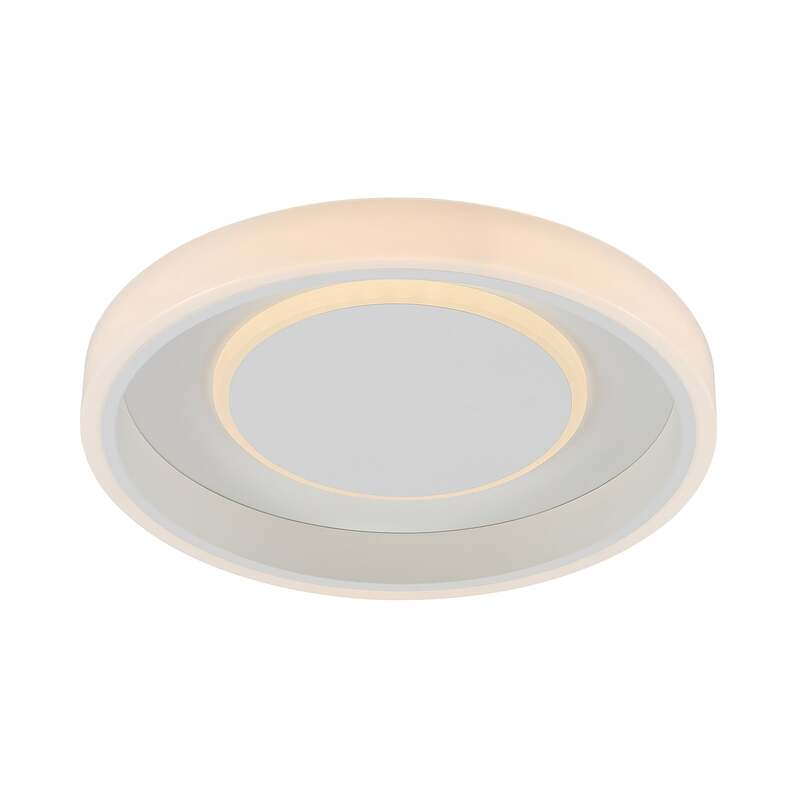Lindby Deckenleuchte Wikani LED Lampe dimmbar RGB CCT weiß Ø 49 cm Fernbedienung - 4251096599374