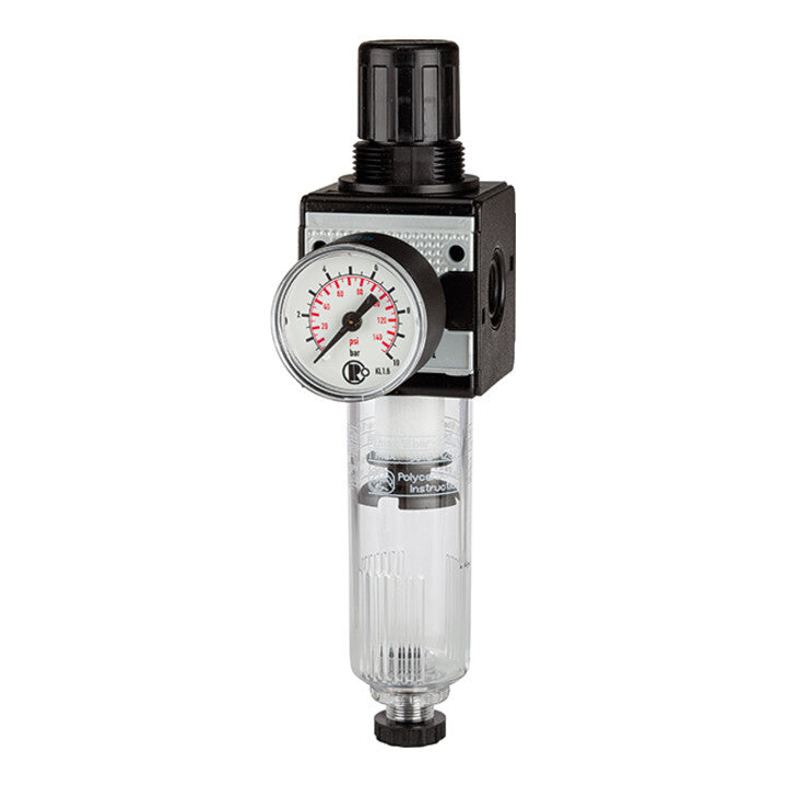 Riegler Filterregler multifix PC-Behälter G 1/2 0,5-10 bar 3500 l/min HA - 4047322344944