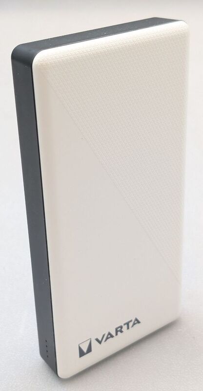 Varta Powerbank 20000 mAh Akku Ladegerät Zusatzakku USB-C Weiß Schwarz - 4008496019083