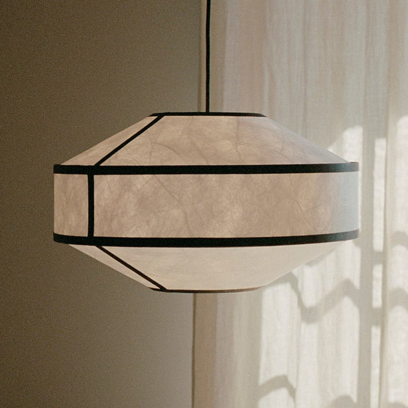 New Works Hängeleuchte Kite LED Pendelleuchte 3-flg dimmbar schwarz weiß Ø55cm - 5712826231104
