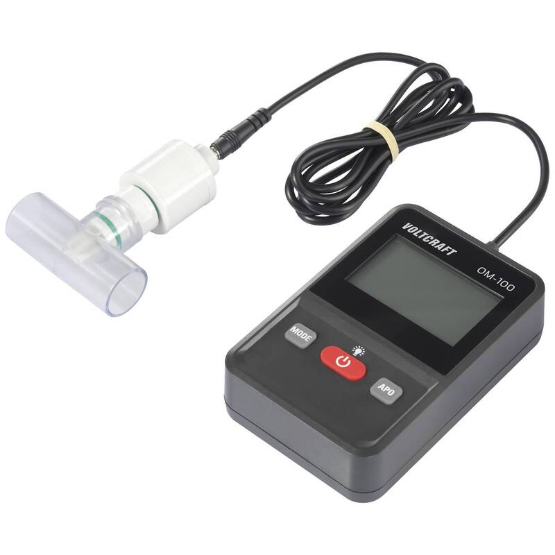 Voltcraft Sauerstoff-Messgerät OM-100 0-100% O2 Kalibriert IP65 192g Messgerät - 4064161213866
