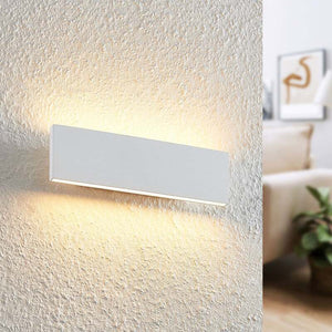 B-Ware Lindby Wandleuchte Ignazia LED Lampe dimmbar warmweiß Metall 28cm weiß 1500lm