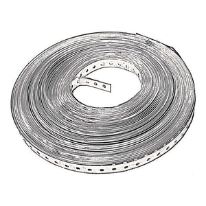 B-Ware Schletter Solar Montagelochband Aluminium 50m Verbindungselemente silber