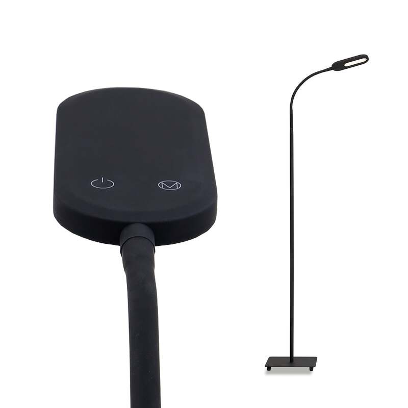 Briloner Stehleuchte dimmbar Office Step LED Lampe schwarz 158,6cm drehbar - 4002707365686