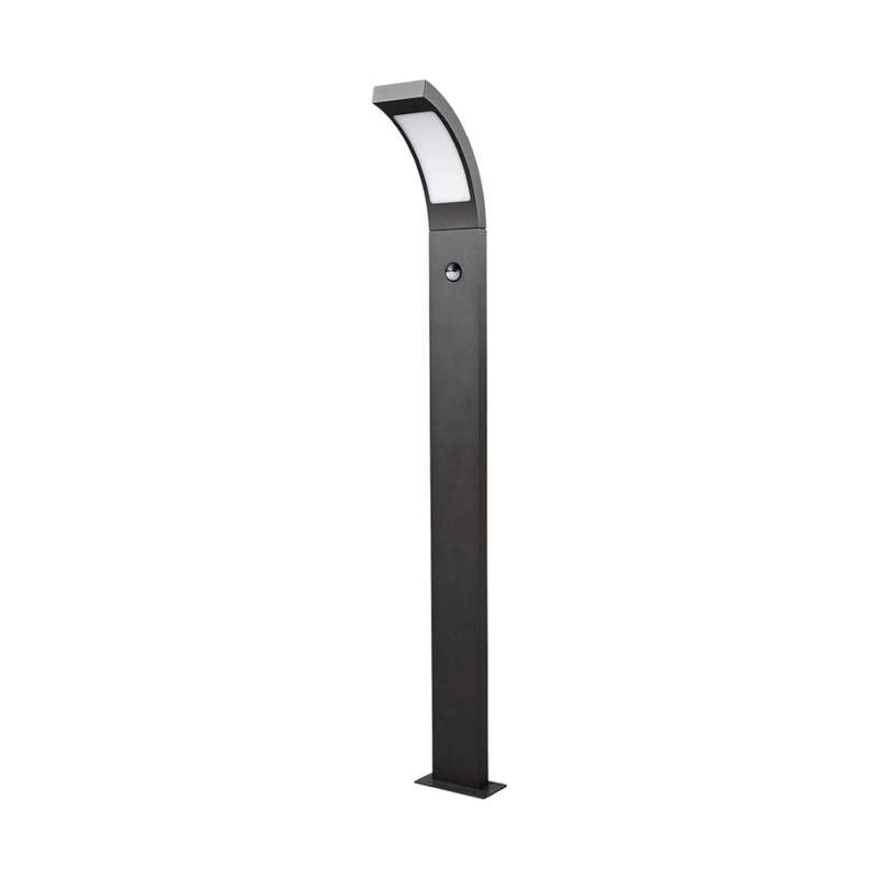 Lucande Pollerleuchte Wegeleuchte LED Juvia Sensor grafitgrau Außenbereich - 4251096538489