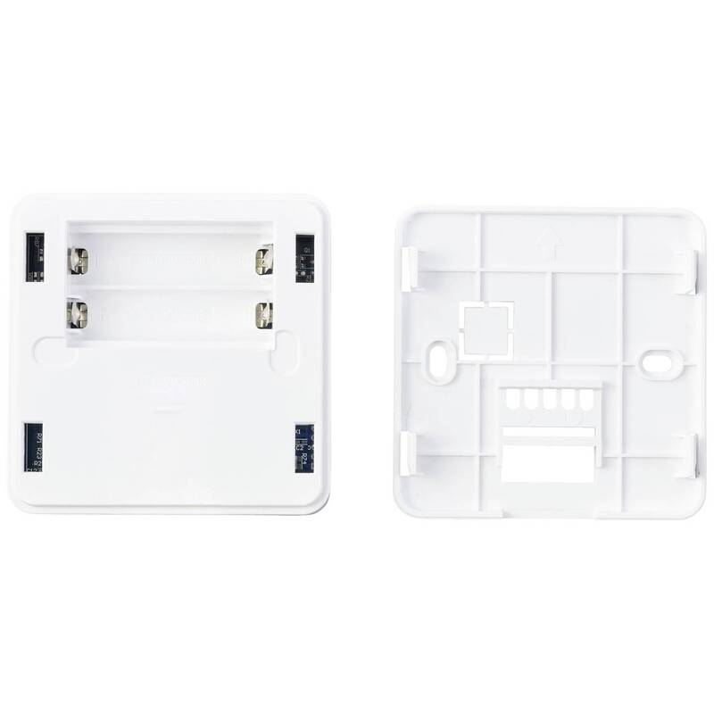Sygonix Funk-Raumthermostat SY-5470190 Aufputz Wochenprogramm 1 St. Weiß - 4064161241609