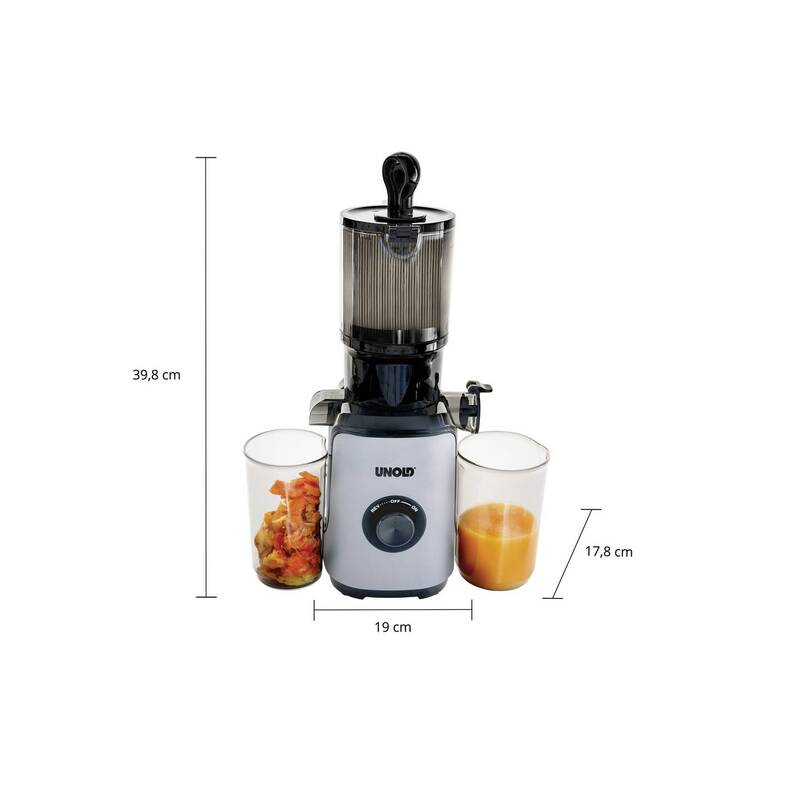 Unold Entsafter Slow Juicer Sam 300W Kunststoff 800ml für gesunde Säfte genießen - 4011689782756