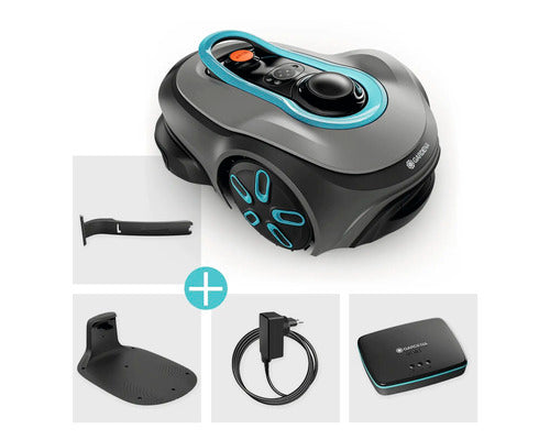 GARDENA Mähroboter Rasenroboter smart SILENO free 800 Rasenpflege Gartengerät - 4066407025172