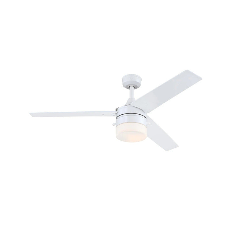 Westinghouse Deckenventilator Licht weiß matt birke IP44 132cm 60W E27 Leuchte - 4895105614230