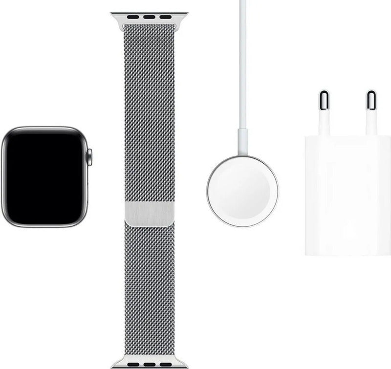 Apple Watch Series 5 44mm Smartwatch Uhr Fitness Tracker SIEHE TEXT/FOTOS - 0190199279612