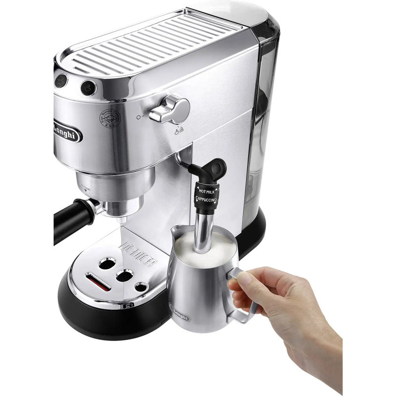 De'Longhi Espressomaschine DEDICA EC 685.M Kaffeemaschine Silber 1350W 1l 15bar - 8004399331198