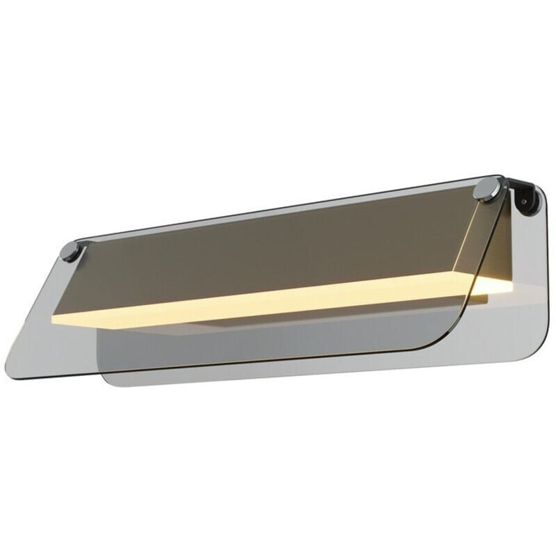 Maytoni Wandleuchte Wandlampe Flat LED Leuchte grau-messing 300x82mm 6W 730lm - 4099776099130