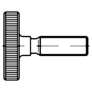 B-Ware TOOLCRAFT Rändelschrauben Schrauben M6 Edelstahl 30 mm DIN653 Packung 10 Stück
