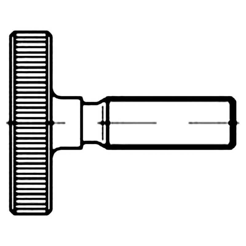 TOOLCRAFT Rändelschrauben Schrauben M6 Edelstahl 30 mm DIN653 Packung 10 Stück - 4053199386321
