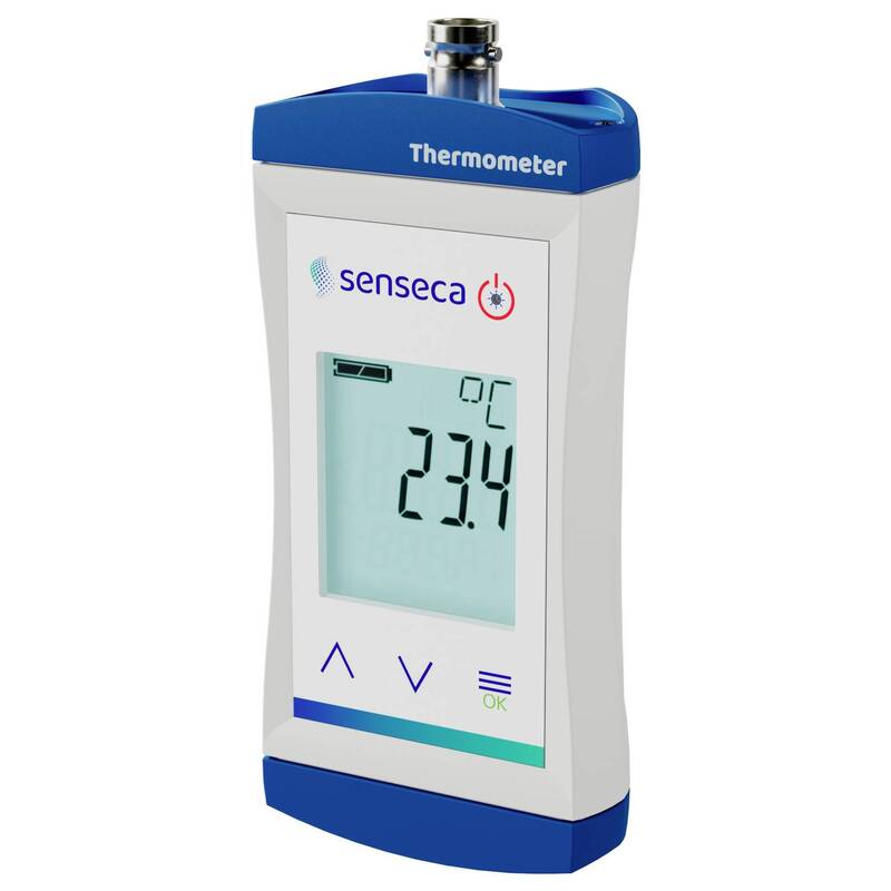 Senseca Temperaturmessgerät Thermometer Boden Kompost PT1000 Edelstahl 1000 mm - 4058175725323