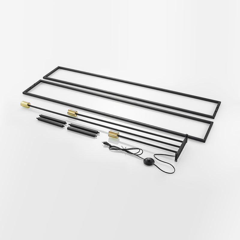 Lindby Stehlampe Stehleuchte Tiliane LED Lampe 3-flammig schwarz 153cm hoch - 4251911708653
