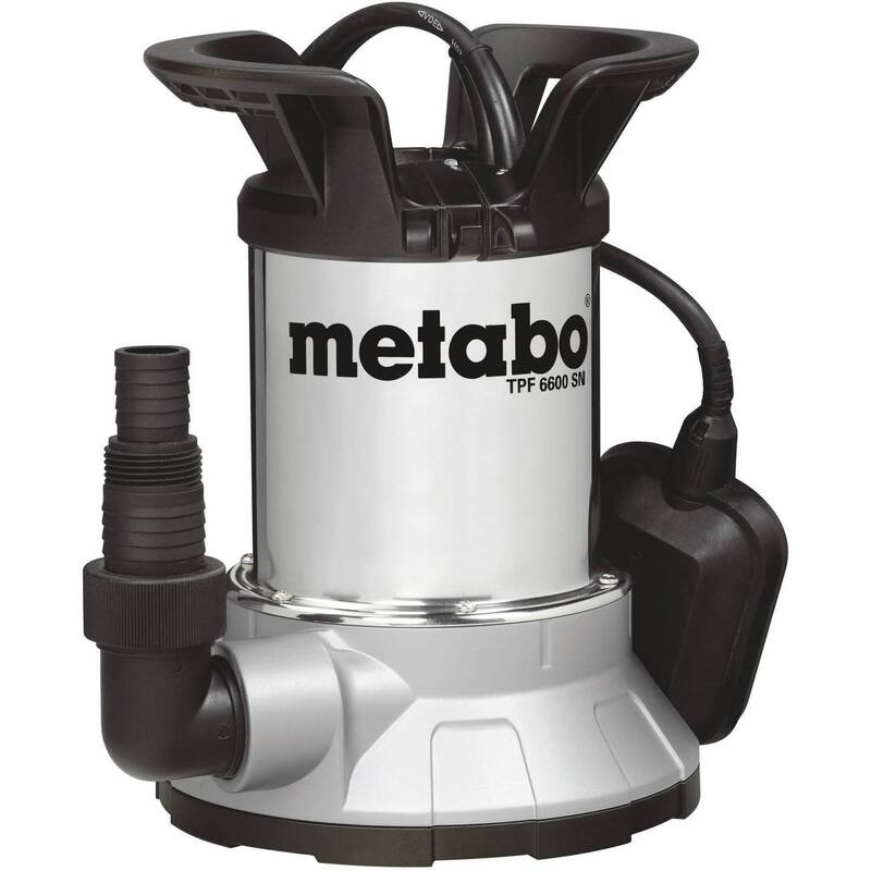 Metabo 0250660006 Flachsaugende Tauchpumpe 6600 l/h 6 m - 4003665502243
