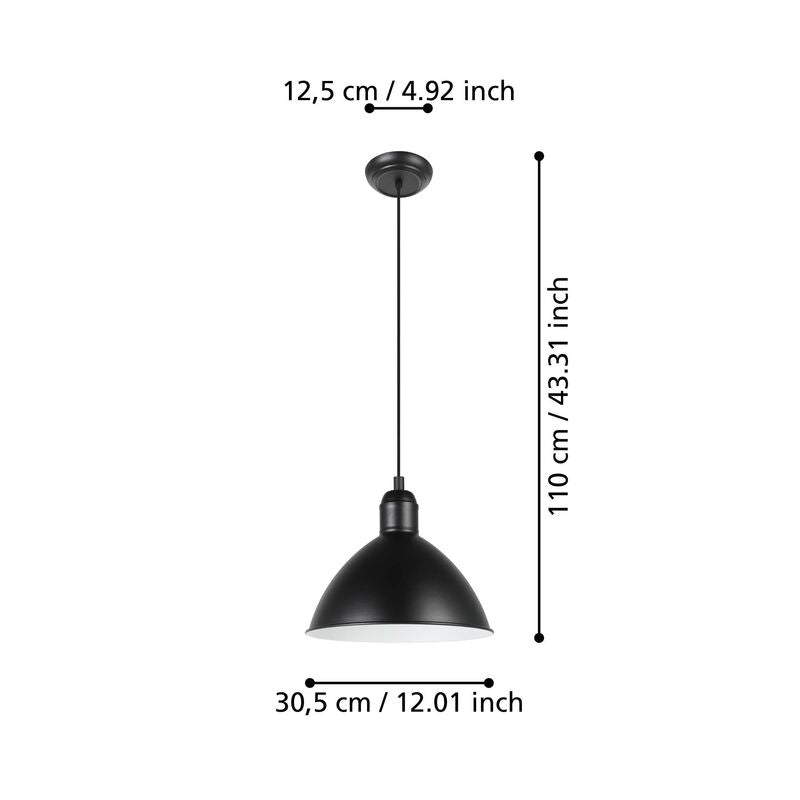 PRIDDY Pendelleuchte Pendellampe Deckenlampe Deckenleuchte Spot Licht Lampe E27 - 9002759438784