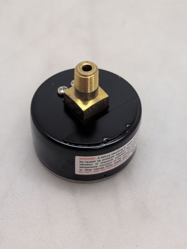 IMI NORGREN Manometer Druckluft 0 bis 10 bar Außengewinde R1/8 Ø50mm 1 St. - 4016138192728