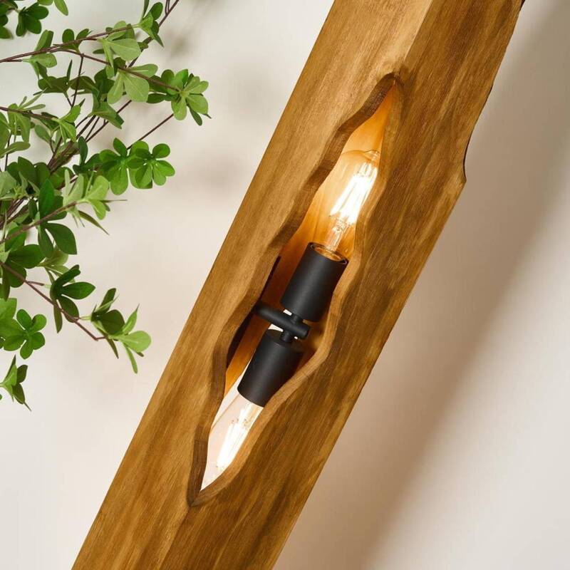Eco-Light Stehleuchte Venus braun Höhe 141 cm Holz 4-flammig SIEHE TEXT/FOTO - 4250294322210