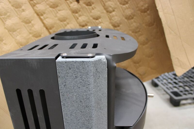 Accente Kaminofen Pamir 2.0 Naturstein Schwarz 6,7 kW Heizgerät Kamin Ofen - 4251787400224