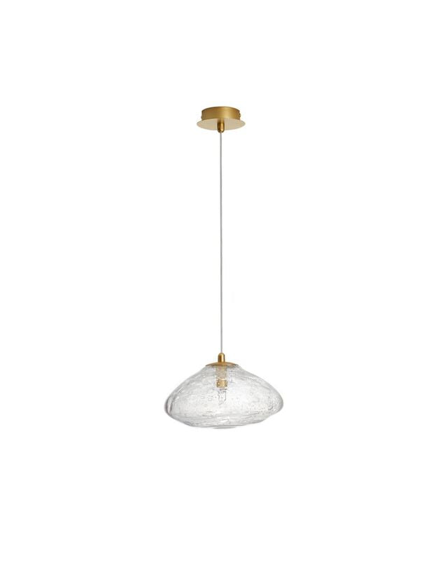 Nova Luce Pendelleuchte Hängeleuchte KING G9 LED Gold dimmbar Beleuchtung Glas - 5212017432520