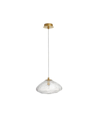 B-Ware Nova Luce Pendelleuchte Hängeleuchte KING G9 LED Gold dimmbar Beleuchtung Glas