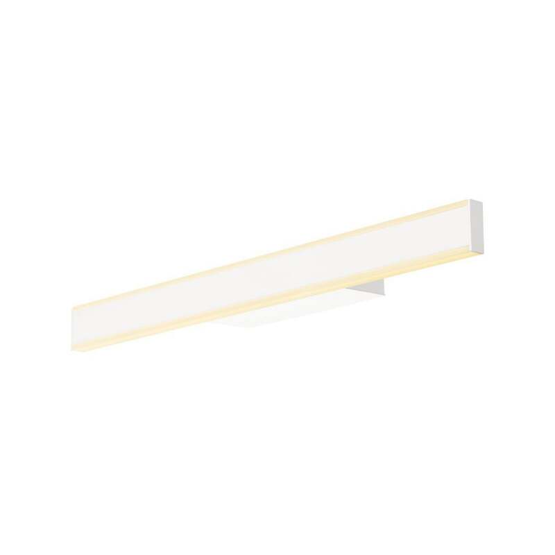 SLV Wandleuchte One Linear LED Lampe dimmbar CCT warmweiß 52cm IP44 weiß Metall - 4024163292467
