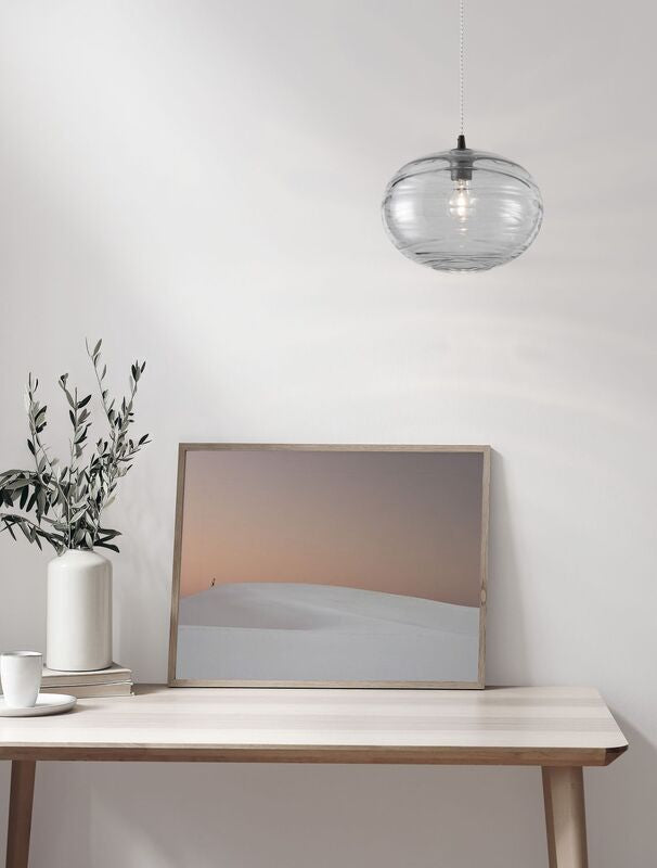 Nova Luce Pendelleuchte Hängeleuchte EVLEEN E27 LED Schwarz dimmbar Glas Ø 30 cm - 5212017434425