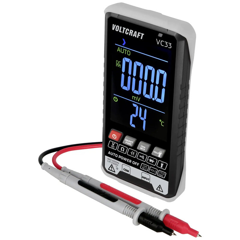 Voltcraft Hand-Multimeter VC33 digital CAT III 600 V True RMS 5999 Counts - 4064161246598
