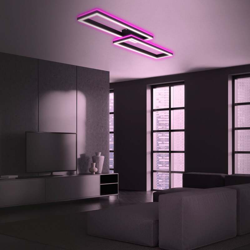 Briloner LED-Deckenlampe Frame Deckenleuchte Lampe 2-flg RGBW SIEHE TEXT/FOTO558 - 4002707429319