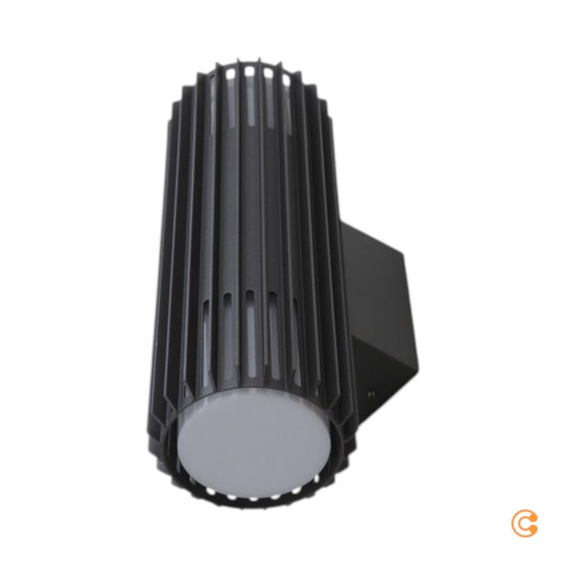 Nordlux Außenwandleuchte Aludra Double anthrazit 2-flg. LED Wandleuchte IP54 - 5704924022128