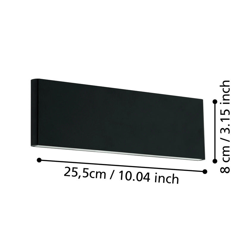 EGLO Stars of Light LED Wall Light Climene, Black, Aluminium - 9008606229260