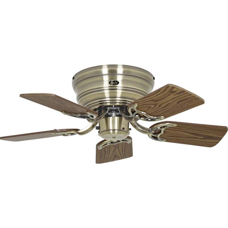 CasaFan Deckenventilator FLAT 75-III MA-AH/AE Wendbare Flügel Eiche 79 cm 61 W - 4024397366385