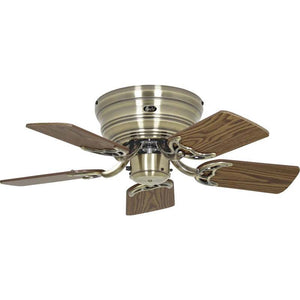 B-Ware CasaFan Deckenventilator FLAT 75-III MA-AH/AE Wendbare Flügel Eiche 79 cm 61 W