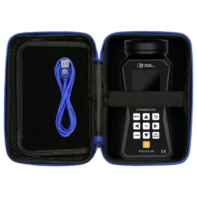 PCE Instruments UV Stroboskop PCE-LES 308UV-385 8 Hochleistungs-LEDs 390nm Licht - 4250348737342