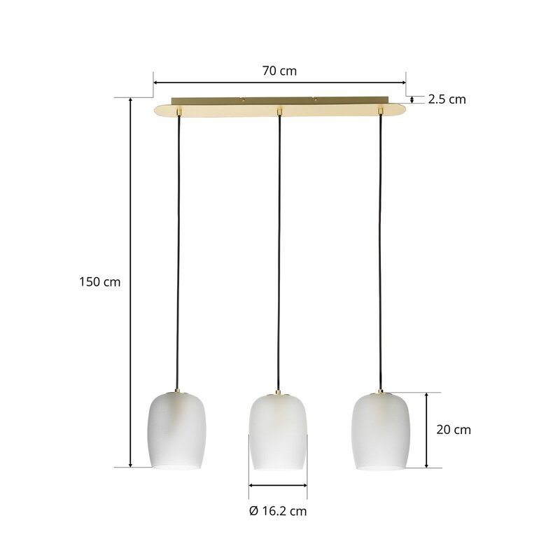 Lucande Taylan Hängeleuchte Deckenlampe Pendelleuchte Lampe 3flg SIEHE TEXT/FOTO - 4251911757002