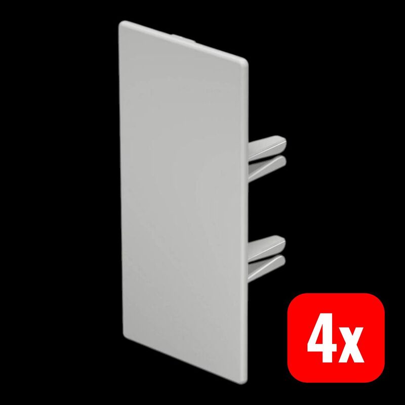 OBO Bettermann Endstück WDK-Kanal Reinweiß 60mm x 130mm praktisch  1 Stück - 4012196713110