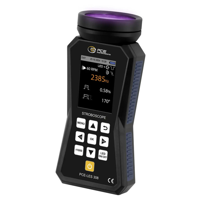 PCE Instruments UV Stroboskop PCE-LES 308UV-385 8 Hochleistungs-LEDs 390nm Licht - 4250348737342