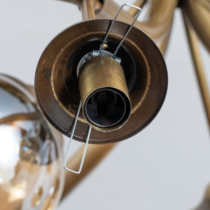 Avonni Deckenleuchte Lampe Hängeleuchte AV-4286-12E Antikgold Ø80cm 12-flg - 8698957163873