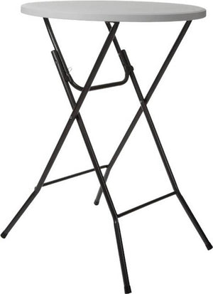 14x B-Ware Perel Stehtisch Campingmöbel Partytisch Gartentisch Weiß bis 80 kg 14 STÜCK
