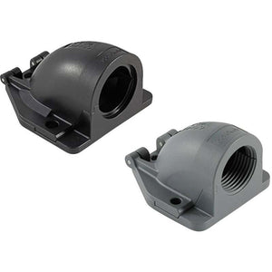 B-Ware Icotek Kabeldurchführung gewinkelt Grau 1 St IP54 M25 67x63x41mm Flanschwinkel