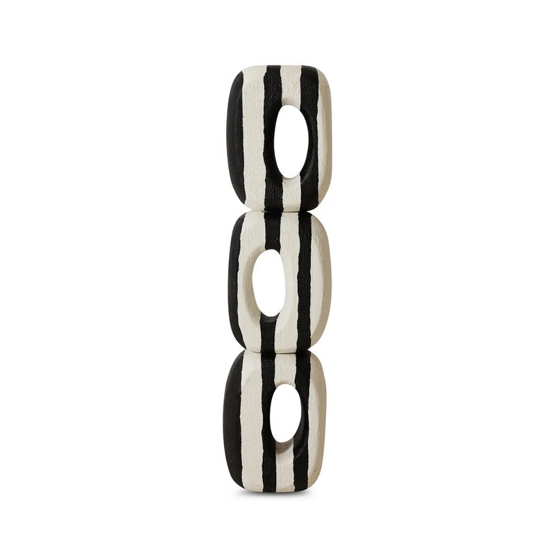 HKliving Monochrome Art Skulptur Statue Dekoobjekt schwarz/weiß SIEHE TEXT/FOTO - 8718921074056