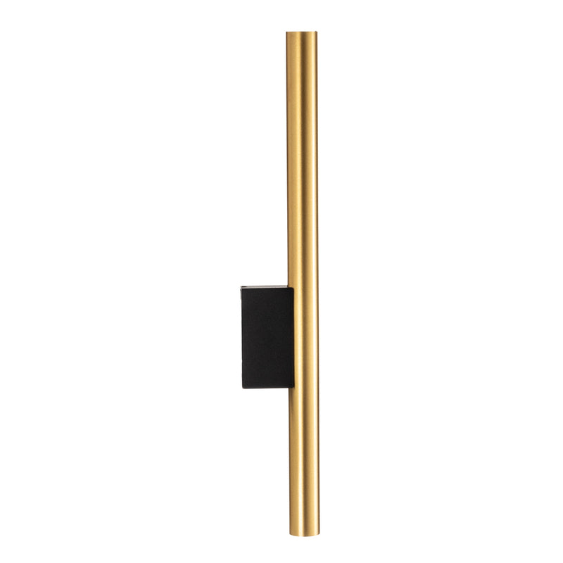 Nowodvorski Wandleuchte Laser LED Wandlampe dimmbar messing schwarz 40cm hoch - 5903139830898