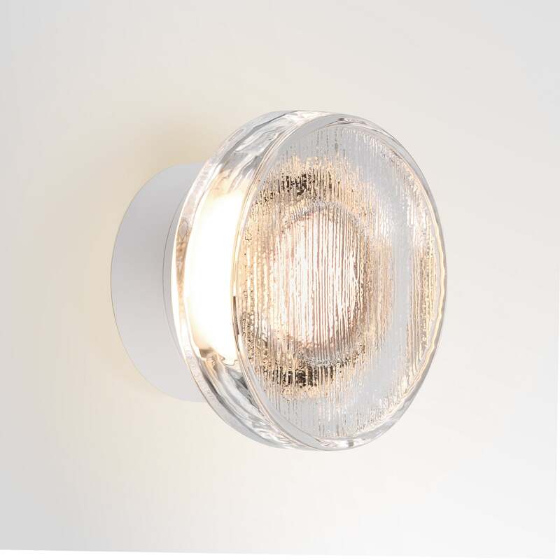 Marset Außenwandleuchte Roc LED Lampe Gartenleuchte dimmbar weiß Ø17cm IP65 - 8435516896700