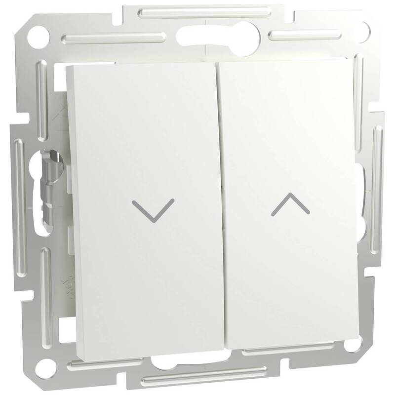 Schneider Electric Rollladenschalter Asfora EPH1370521D 250VAC 10A Weiß IP20 - 3606486875582