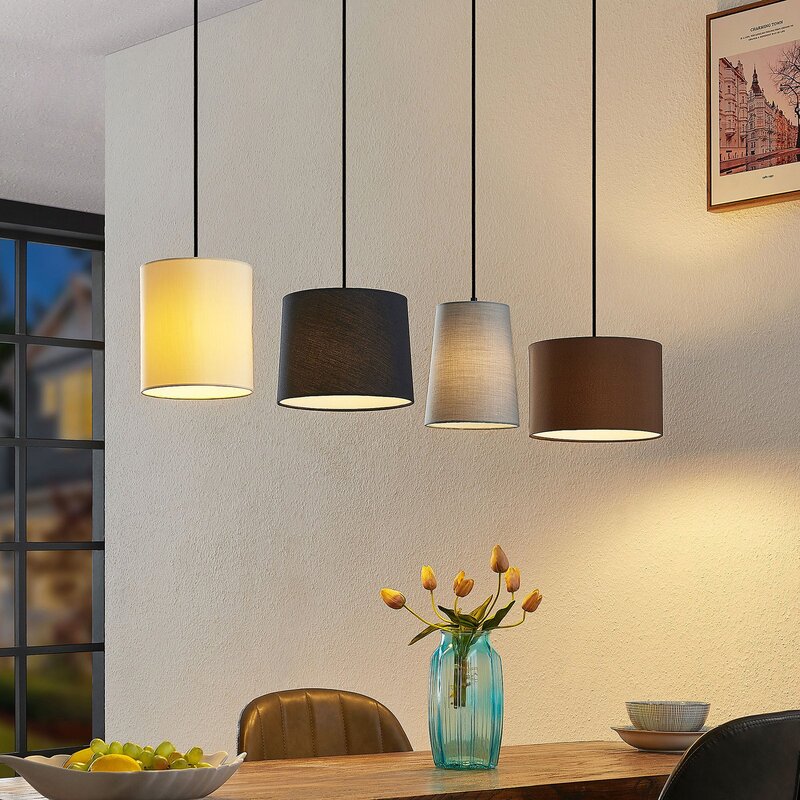 Lindby Amilia Hängeleuchte Deckenlampe Pendelleuchte Deko-Wohnzimmerleuchte E27 - 4251911719406